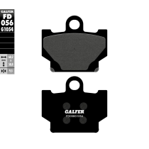 Plaquettes de frein GALFER - G1054 ORGANIQUE SEMI METAL FD056