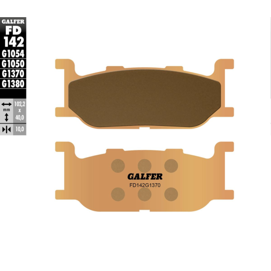 Plaquettes de frein GALFER - G1370 SINTER ROUTE FD142