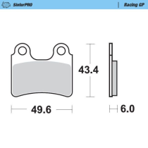 Plaquettes de frein MOTO MASTER métal fritté 099112 Racing GP
