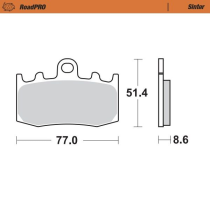 Plaquettes de frein MOTO MASTER métal fritté 406201 Road Pro Sinter