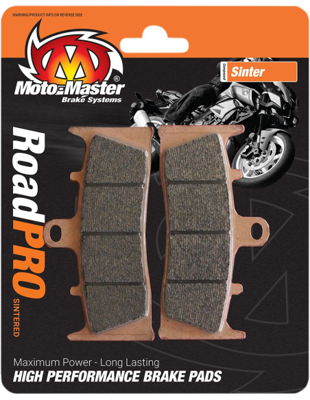 Plaquettes de frein MOTO MASTER métal fritté 403601 Road Pro Sinter