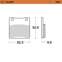 Plaquettes de frein MOTO MASTER métal fritté 401902 Road Pro Sinter