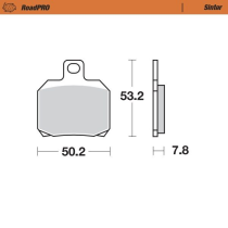 Plaquettes de frein MOTO MASTER métal fritté 404802 Road Pro Sinter