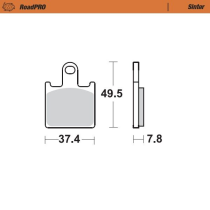 Plaquettes de frein MOTO MASTER métal fritté 406801 Road Pro Sinter