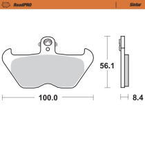 Plaquettes de frein MOTO MASTER métal fritté 408701 Road Pro Sinter