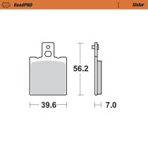 Plaquettes de frein MOTO MASTER métal fritté 401702 Road Pro Sinter