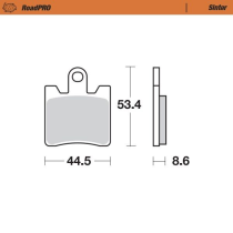 Plaquettes de frein MOTO MASTER métal fritté 405301 Road Pro Sinter