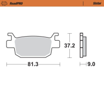 Plaquettes de frein MOTO MASTER métal fritté 401203 Road Pro Scooter