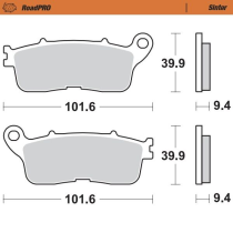 Plaquettes de frein MOTO MASTER métal fritté 407802 Road Pro Sinter