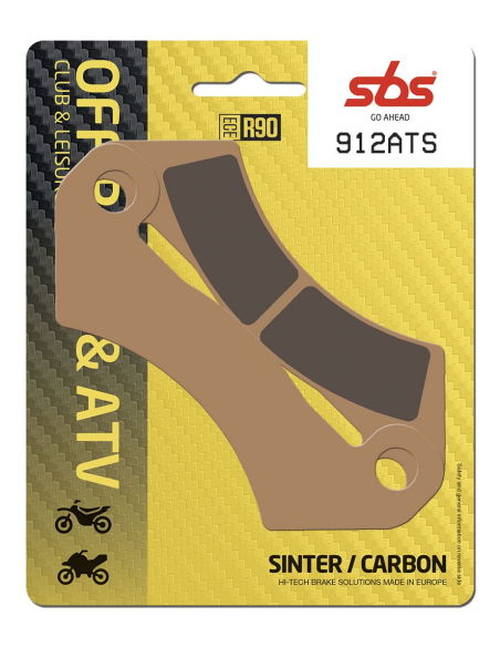 Plaquettes de frein Sinter-Carbone SBS - 912ATS
