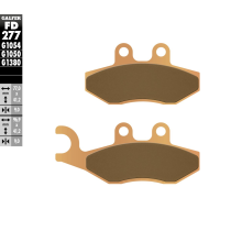 Plaquettes de frein GALFER - G1380 SINTER MAXI SCOOT FD277