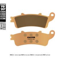 Plaquettes de frein GALFER - G1380 SINTER MAXI SCOOT FD207