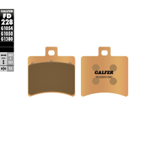 Plaquettes de frein GALFER - G1380 SINTER MAXI SCOOT FD228