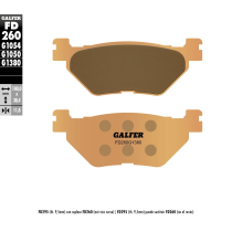 Plaquettes de frein GALFER - G1380 SINTER MAXI SCOOT FD260