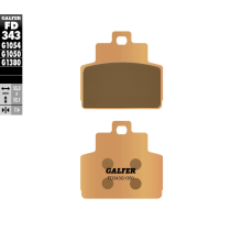 Plaquettes de frein GALFER - G1380 SINTER MAXI SCOOT FD343