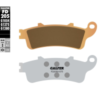 Plaquettes de frein GALFER - G1375 SINTER RACING FD205