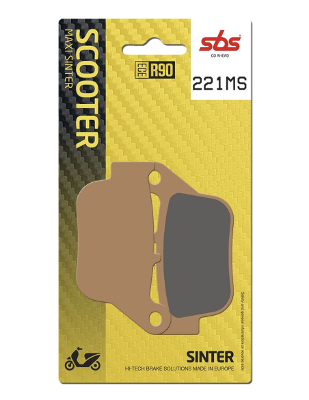 Plaquettes de frein Evo Sinter SBS - 221MS