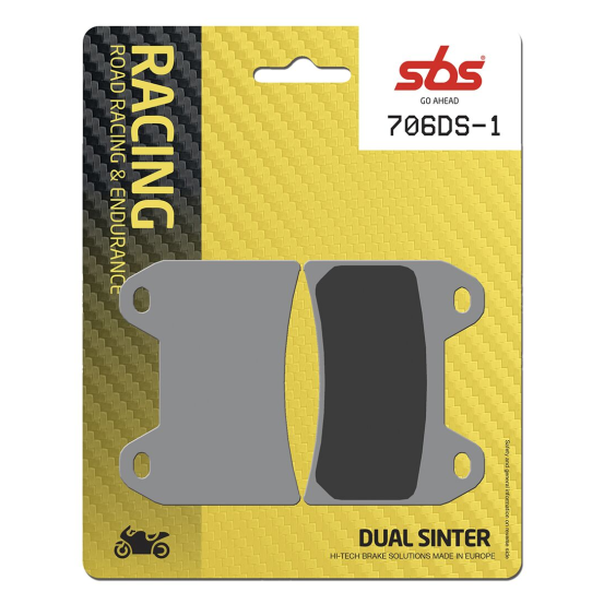 Plaquettes de frein Dual Sinter SBS - 706DS-1