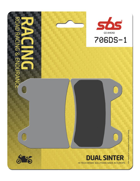 Plaquettes de frein Dual Sinter SBS - 706DS-1