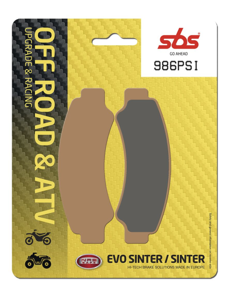 Plaquettes de frein Evo Sinter SBS - 986PSI