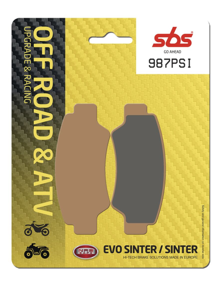 Plaquettes de frein Evo Sinter SBS - 987PSI