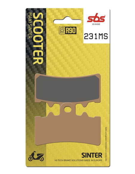 Plaquettes de frein Evo Sinter SBS - 231MS