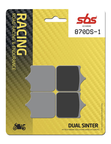 Plaquettes de frein Dual Sinter SBS - 870DS-1