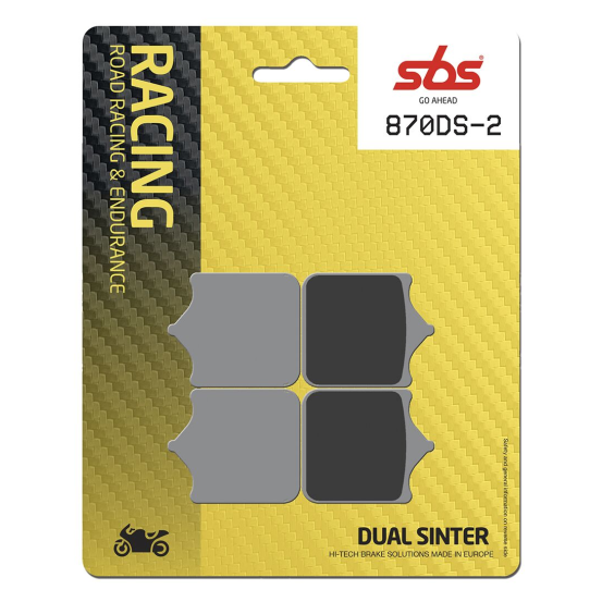 Plaquettes de frein Dual Sinter SBS - 870DS-2
