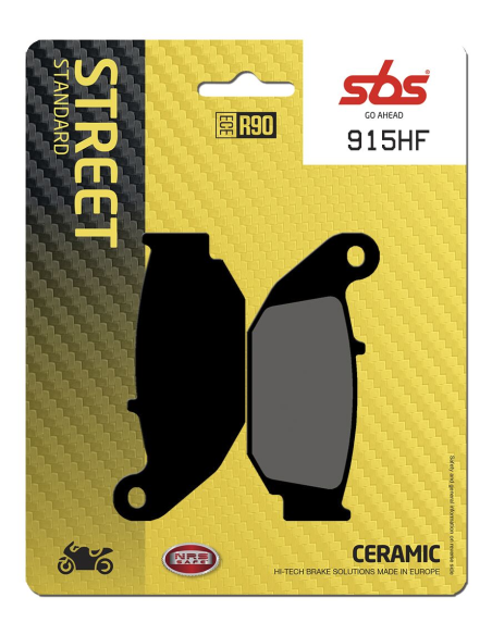 Plaquettes de frein Céramiques SBS - 915HF