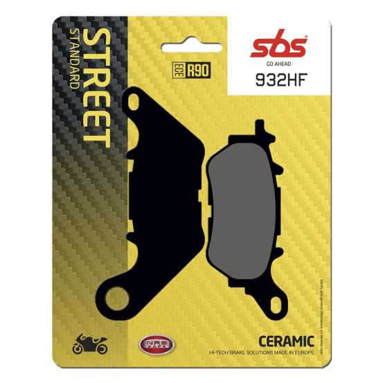 Plaquettes de frein Céramiques SBS - 932HF