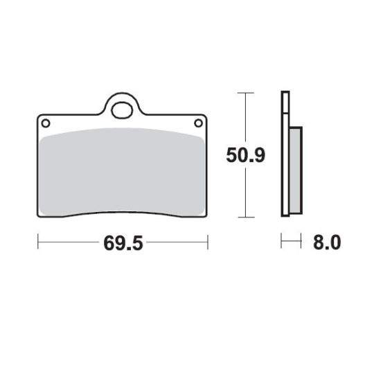 Plaquettes de frein MOTO MASTER 402004 Road Pro Ceramic