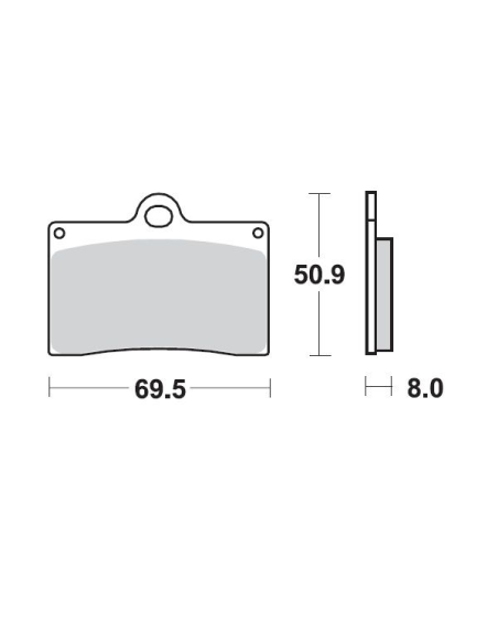 Plaquettes de frein MOTO MASTER 402004 Road Pro Ceramic