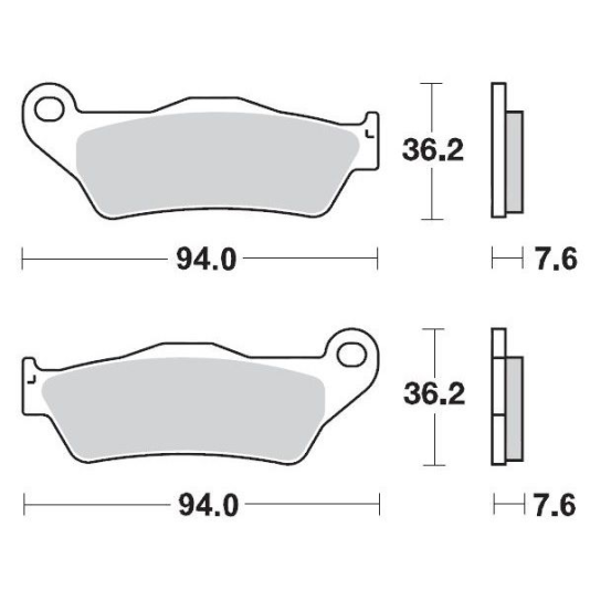 Plaquettes de frein MOTO MASTER 403204 Road Pro Ceramic