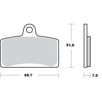 Plaquettes de frein MOTO MASTER 411404 Road Pro Ceramic