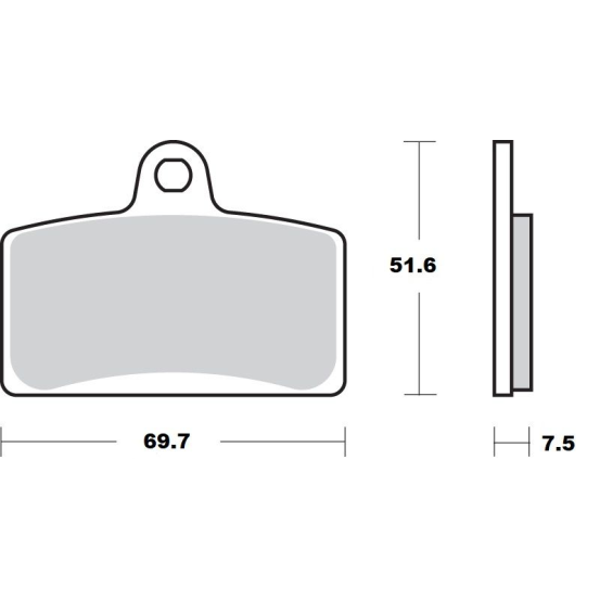 Plaquettes de frein MOTO MASTER 411404 Road Pro Ceramic