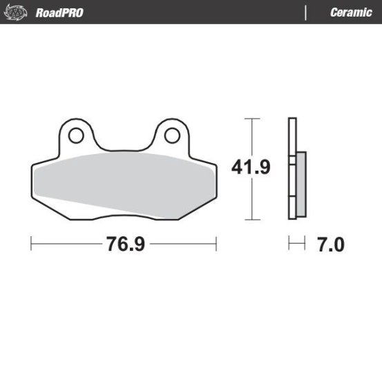 Plaquettes de frein MOTO MASTER 411604 Road Pro Ceramic