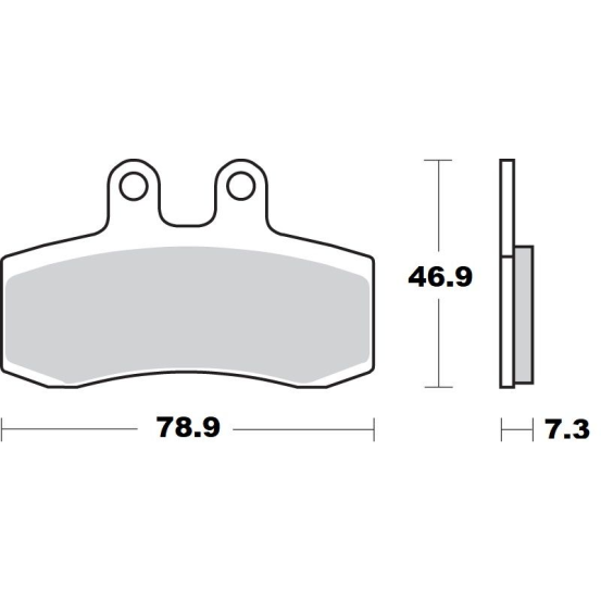 Plaquettes de frein MOTO MASTER 411704 Road Pro Ceramic