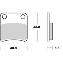 Plaquettes de frein MOTO MASTER 412404 Road Pro Ceramic