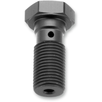 Vis banjo noire TRW pour durite de frein M10 x 1,00