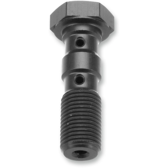 Vis banjo double noire TRW pour durite de frein M10 x 1,00