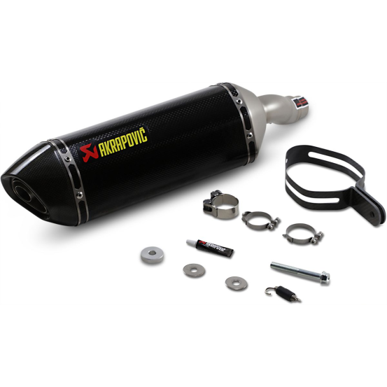 Silencieux en carbone AKRAPOVIC - KAWASAKI 300 Ninja R