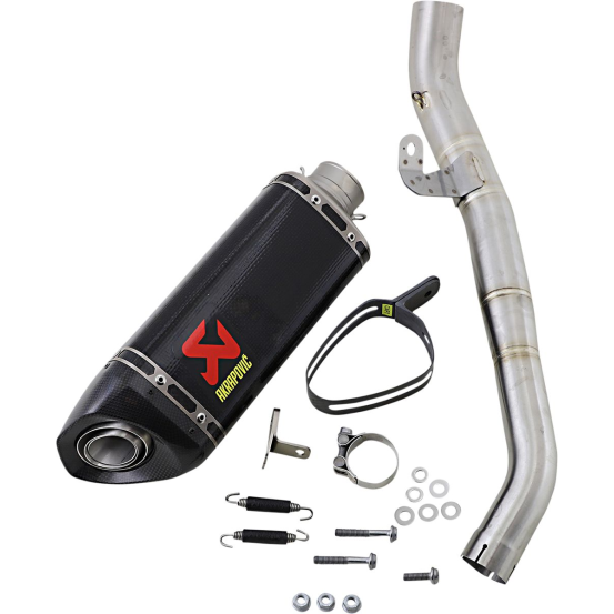 Silencieux en carbone AKRAPOVIC - TRIUMPH 765 Street Triple S- R- RS 2017-2021