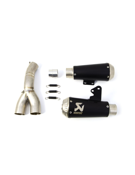Silencieux AKRAPOVIC titane compatible avec le collecteur origine - DUCATI 797 Monster 2017