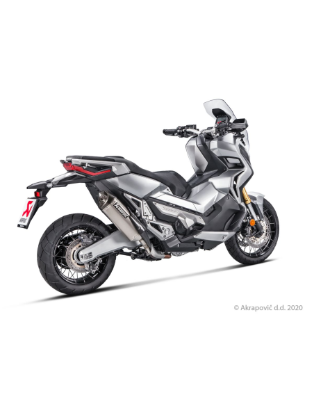 Silencieux AKRAPOVIC titane compatible avec le collecteur origine - HONDA X-ADV- FORZA
