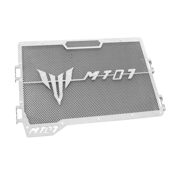 Grille de protection de radiateur inox gris AVOC - YAMAHA 700 MT-07