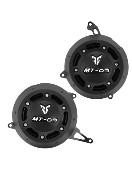Paire de protections de carter moteur AVOC - Aluminium CNC - YAMAHA 700 MT-07