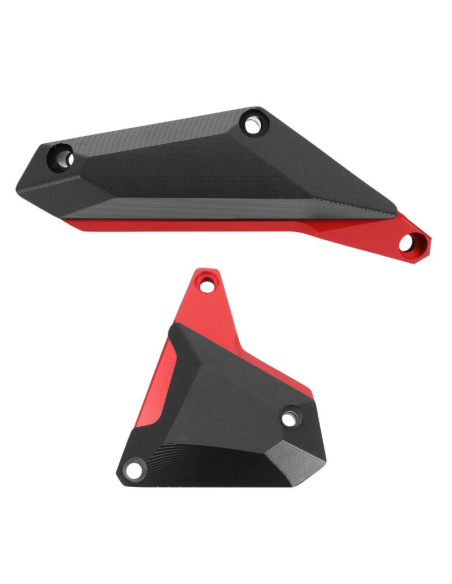 Paire de tampons de protection de carter moteur AVOC - Aluminium CNC - YAMAHA 700 MT-07 2014-2018