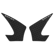 Grips adhésifs de réservoir noir avec logo AVOC - YAMAHA 700 MT-07