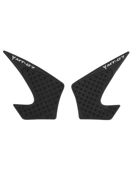 Grips adhésifs de réservoir noir avec logo AVOC - YAMAHA 700 MT-07