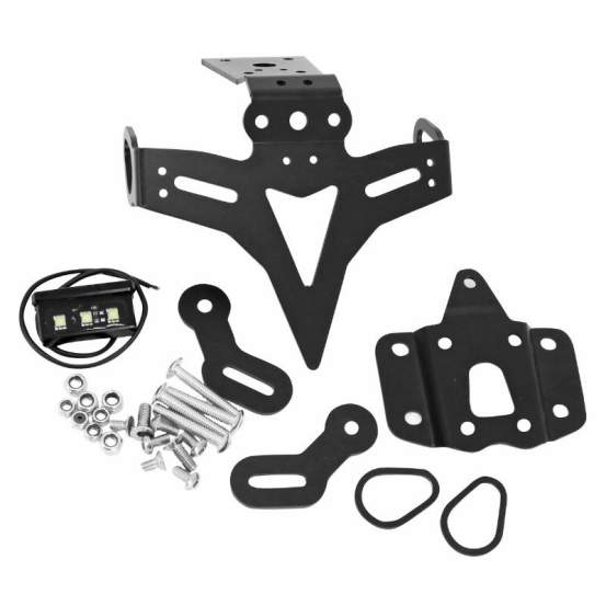 Support de plaque court AVOC - YAMAHA 700 MT-07 NOIR